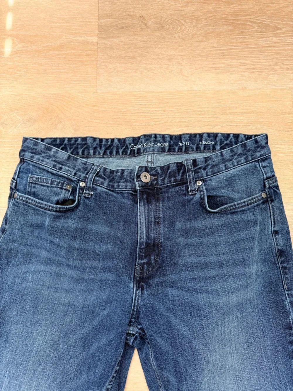 Calvin Klein Jeans Straight Leg Denim Men’s 36x32 Cotton Classic Fit Casual